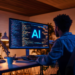 Tech Person Working With AI Agents