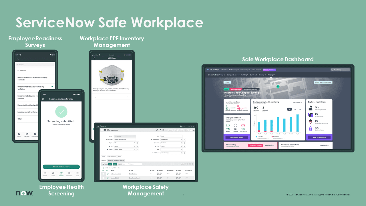 ServiceNow Safe Workplace Apps